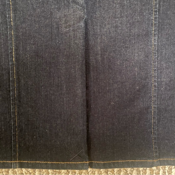 New With Tags | Ralph Lauren Indigo Blue Denim Knee Length Pencil Skirt | Size 6 - Picture 10 of 11